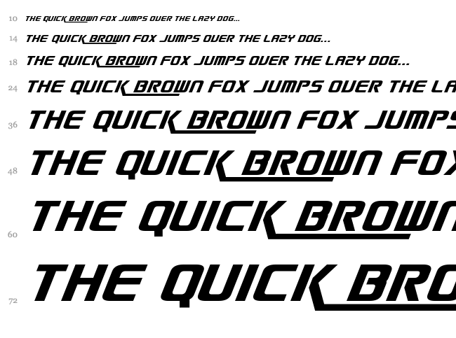 Smack Laideth Down 2016 font waterfall